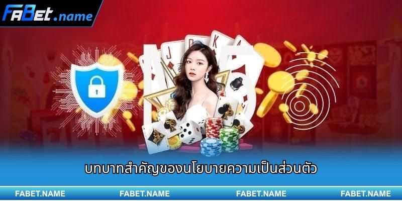 บทบาทสำคัญของนโยบายความเป็นส่วนตัว